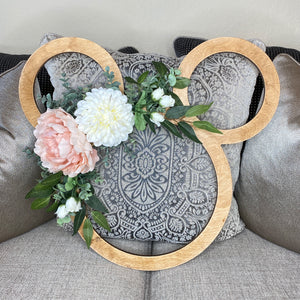 Because I'm a Lady - Floral Mouse Wreath/Sign *LIMITED EDITION*